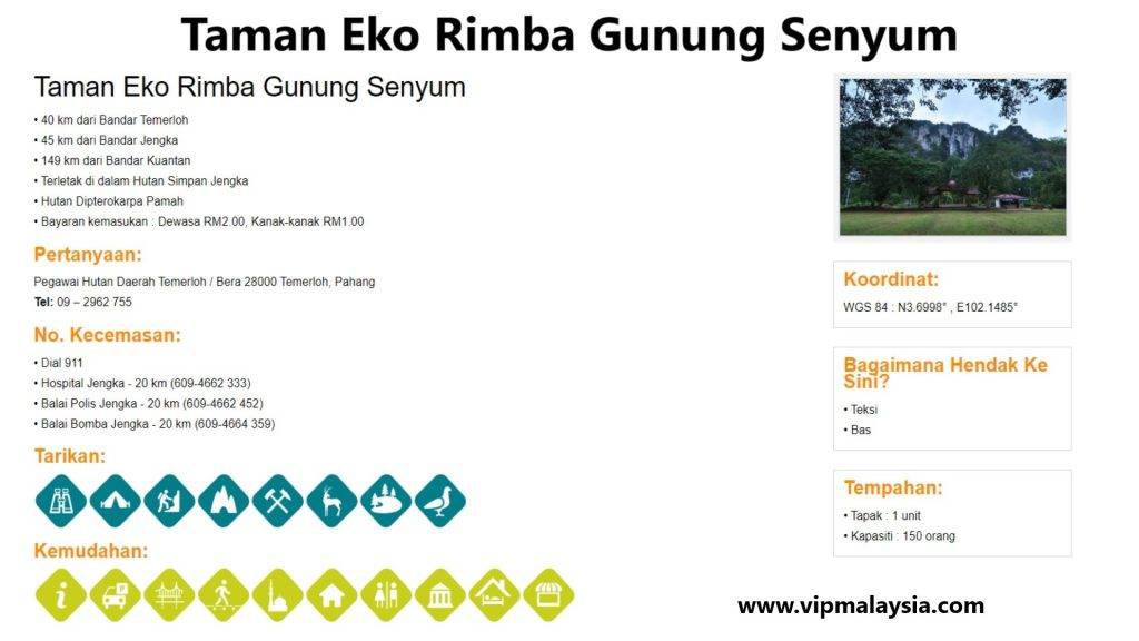 Taman Eko Rimba Gunung Senyum Recreational Park