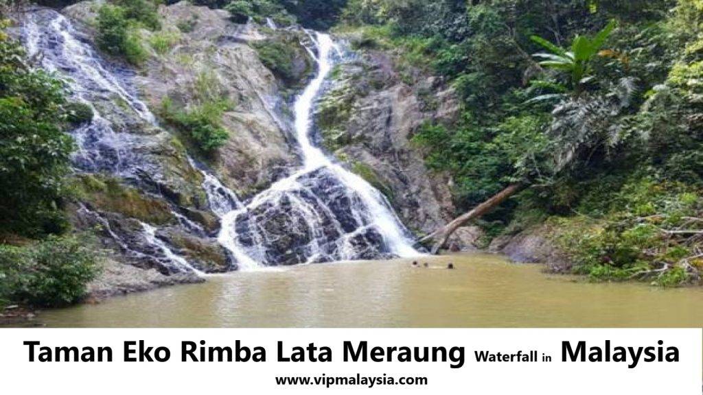 Taman Eko Rimba Lata Meraung Waterfall in Malaysia