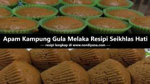 Apam Kampung Gula Melaka Resipi Seikhlas Hati