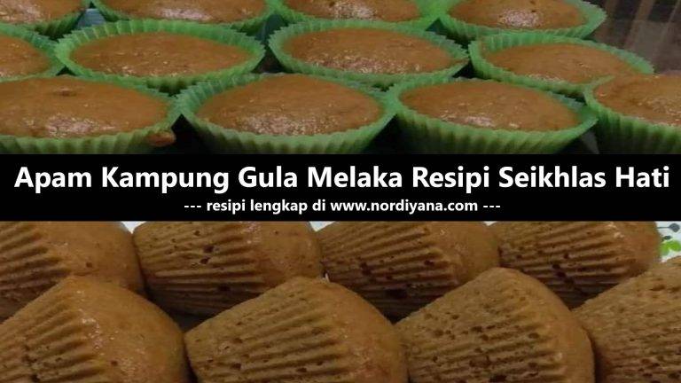 Apam Kampung Gula Melaka Resipi Seikhlas Hati