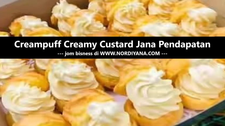 Creampuff Creamy Custard Resipi Jana Pendapatan