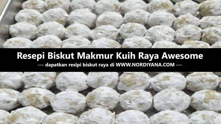 Resepi Biskut Makmur Kuih Raya Awesome