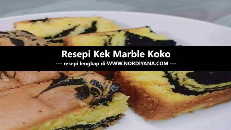 Resepi Kek Marble Koko