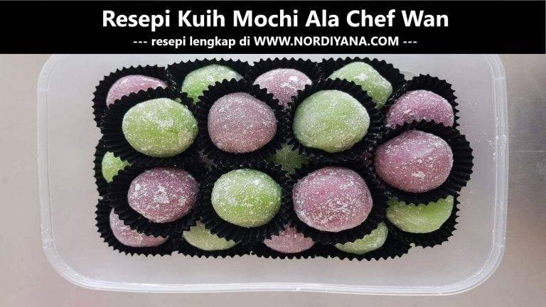 Resepi Kuih Mochi Ala Chef Wan
