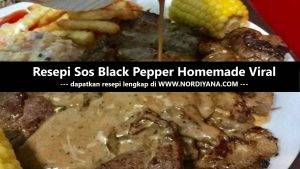 Resepi Sos Black Pepper Homemade Viral