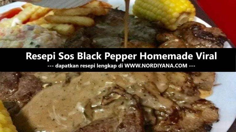 Resepi Sos Black Pepper Homemade Viral