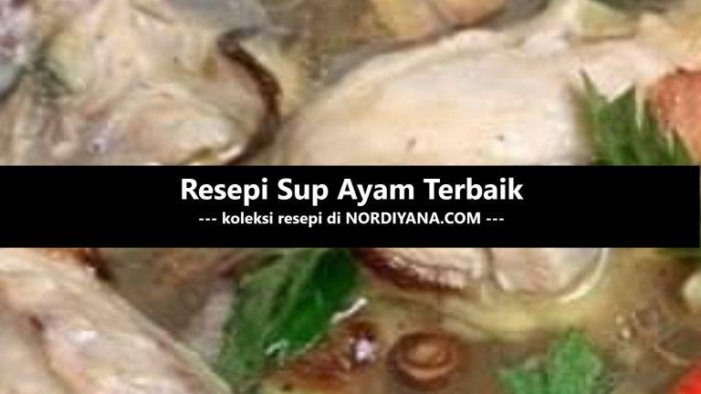 Resepi Sup Ayam Terbaik