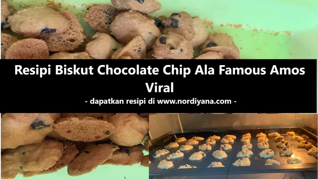Resipi Biskut Chocolate Chip Ala Famous Amos Viral