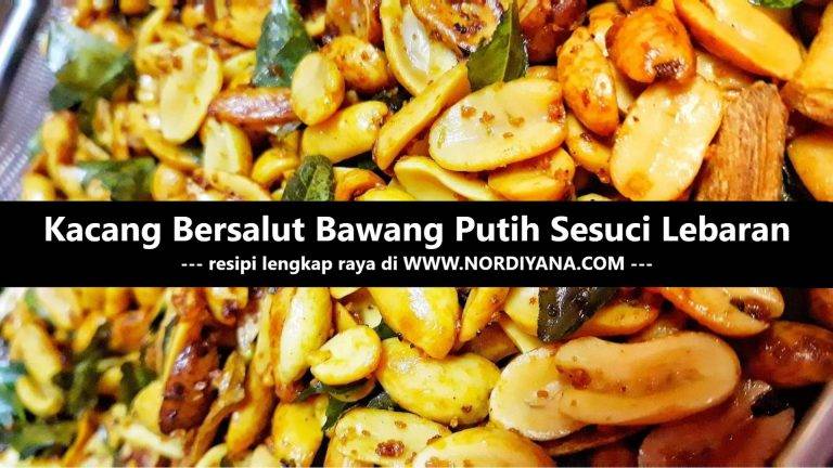 Resepi Kacang Bersalut Bawang Putih
