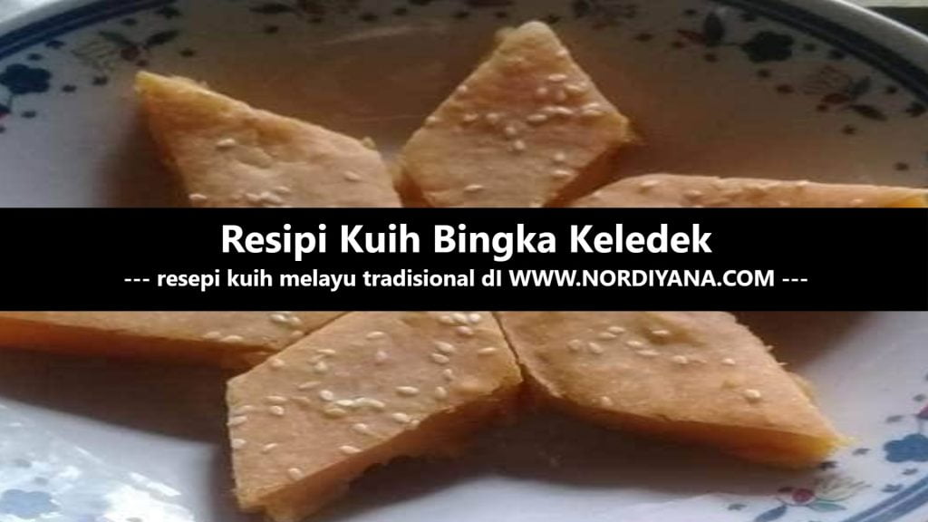 Resipi Kuih Bingka Keledek