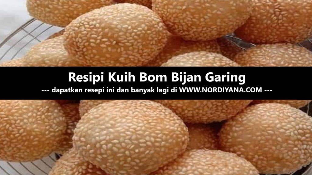 Resipi Kuih Bom Bijan Garing