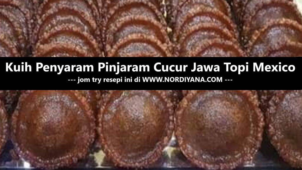 Resepi Kuih Penyaram Topi Mexico