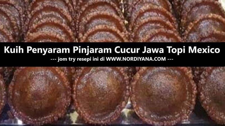 Resepi Kuih Penyaram Topi Mexico