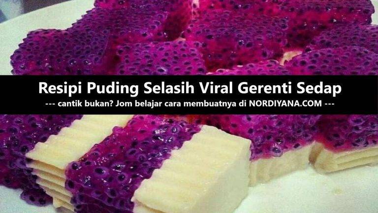 Resepi Puding Selasih