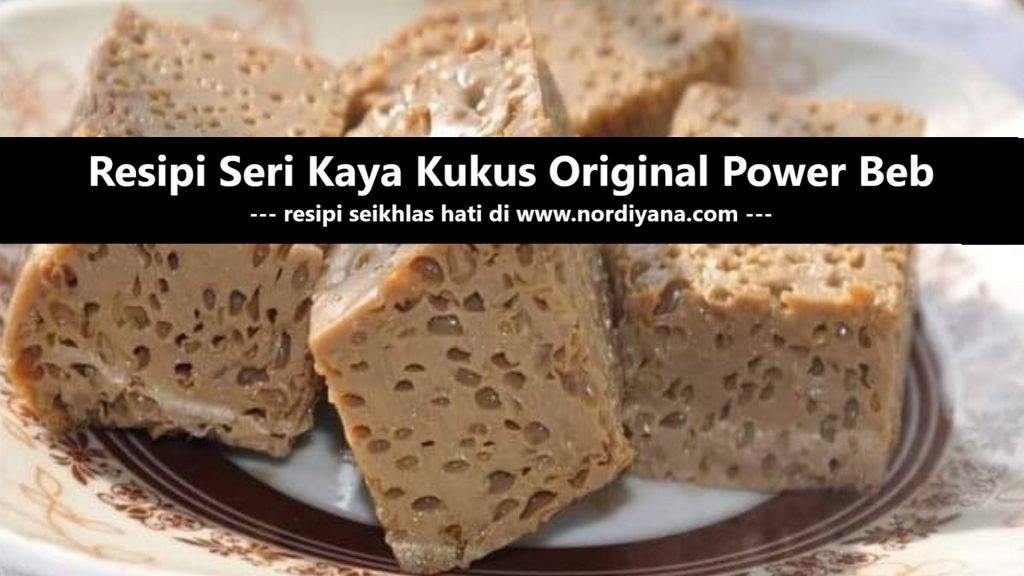 Resepi Seri Kaya Kukus