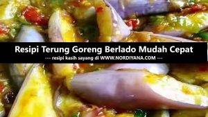 Resipi Terung Goreng Berlado Mudah Cepat Terbaik