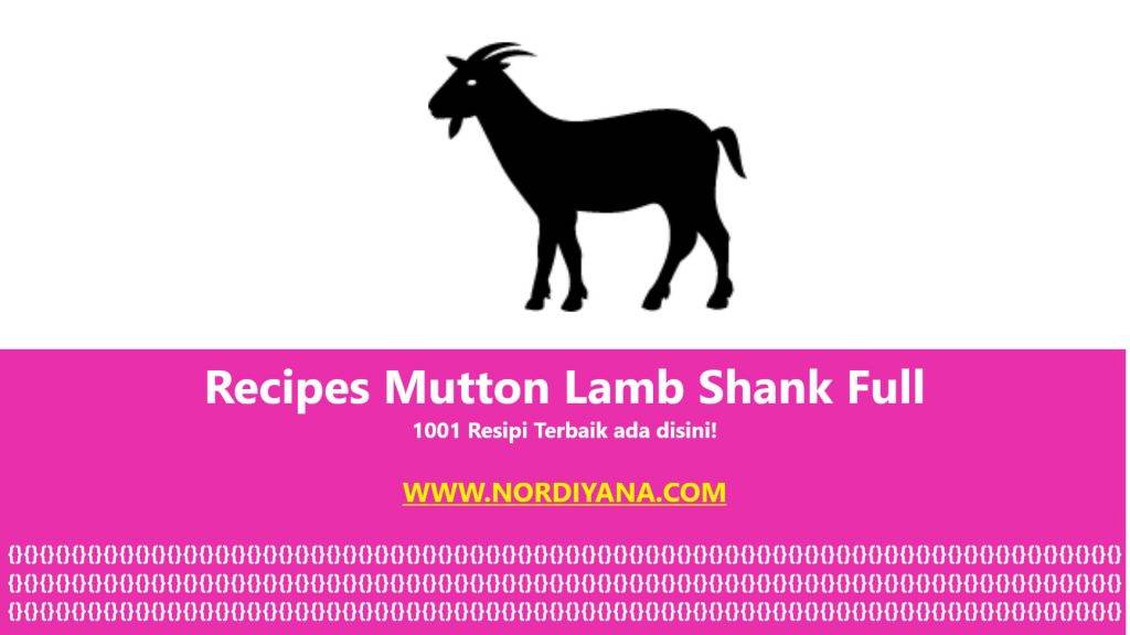 Recipes Mutton Lamb Shank Full