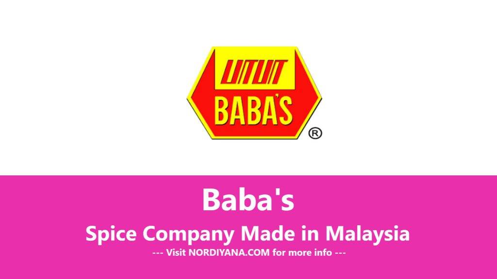 Baba Spice Company Made in Malaysia