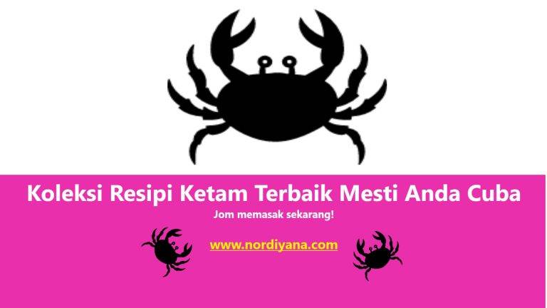 Koleksi Resipi Ketam Terbaik Mesti Anda Cuba