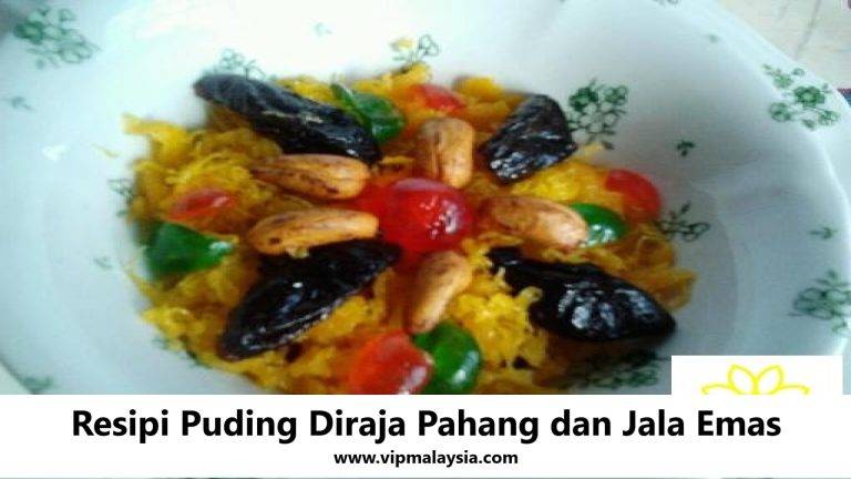 Resipi Puding Diraja Pahang Cara Membuat Jala Emas