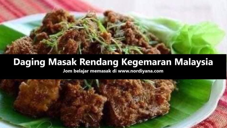 Resepi Rendang Daging Kegemaran Malaysia